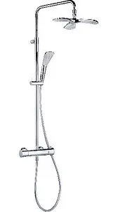 Душевая система с термостатом для душа Kludi Fizz хром 6709505-00 Душевая система с термостатом для душа Kludi Fizz хром 6709505-00, 1