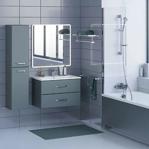 Тумба под умывальник подвесная Uperwood Foster 80 серый графит 291020522 Тумба под умывальник подвесная Uperwood Foster 80 серый графит 291020522