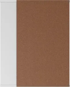 Шкаф-зеркало Айсберг Норма 1-55 L белый DA1603HZ, 4