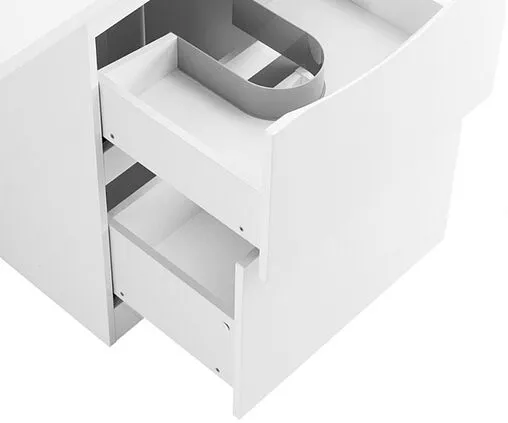 Тумба под умывальник напольная BelBagno LAVANDERIA 58 Bianco Lucido LAVANDERIA-580/1200-2C-PIA-BL