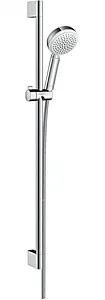 Душевая стойка Hansgrohe Crometta 100 Vario 4jet 90см хром/белый 26657400 Душевая стойка Hansgrohe Crometta 100 Vario 4jet 90см хром/белый 26657400, 1