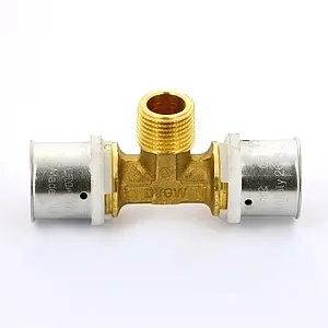 Тройник пресс переходной 26мм x ½"н x 26мм Uni-fitt 708G8280 Тройник пресс переходной 26мм x ½"н x 26мм Uni-fitt 708G8280, 4