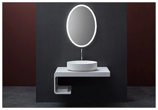 Консоль под умывальник Aquanet Corner K7L 100 белый глянцевый K7L