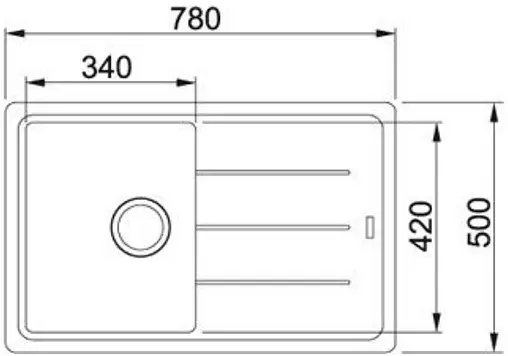Мойка кухонная Franke Basis BFG 611-78 белый 114.0259.929