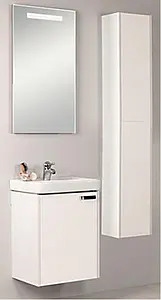 Шкаф-пенал подвесной Aquaton Йорк 30 белый/выбеленное дерево 1A171203YOAY0 Шкаф-пенал подвесной Aquaton Йорк 30 белый/выбеленное дерево 1A171203YOAY0, 2