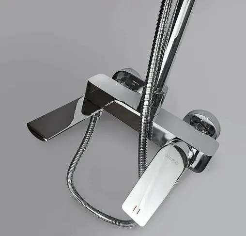 Душевая система со смесителем для ванны Osgard Solen хром 57050 Душевая система со смесителем для ванны Osgard Solen хром 57050