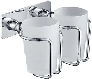 Стакан двойной Timo Nelson хром 150032/00 Стакан двойной Timo Nelson хром 150032/00, 1