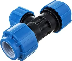 Тройник компрессионный редукционный 25мм x 20мм x 25мм ТПК-Аква 51252025, 3