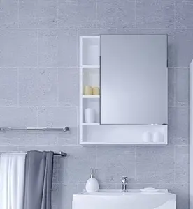 Шкаф-зеркало Milardo Niagara белый NIA5000M99, 4