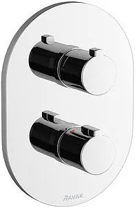 Термостат для 2 потребителей Ravak Chrome хром X070094 Термостат для 2 потребителей Ravak Chrome хром X070094, 1