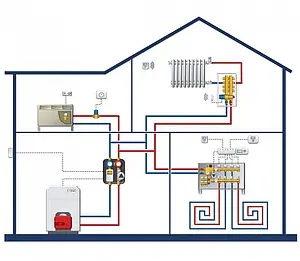 Радиомодуль зональный управляющий 4 зоны НО/НЗ 24В WATTS WFHC-RF 4Z (Master) 10021136, 3