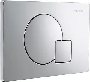 Клавиша смыва для унитаза Aquanika Basic Q-type 01.02.10 хром матовый, 3