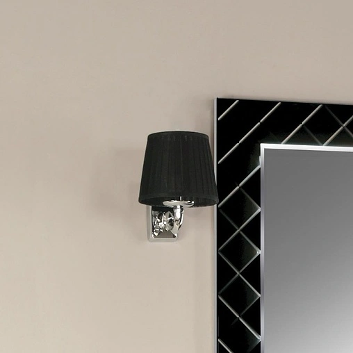 Светильник Aquaton Венеция хром/чёрный 1AX015SVXX000