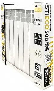 Радиатор алюминиевый 8 секций STI ECO RUS AL 500/100 Радиатор алюминиевый 8 секций STI ECO RUS AL 500/100, 4