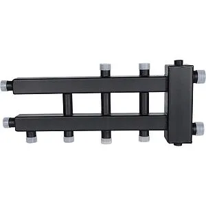 Распределительный коллектор 4 контура с гидрострелкой 1½"н x 1"н Rommer RDG-0060-024024 Распределительный коллектор 4 контура с гидрострелкой 1½"н x 1"н Rommer RDG-0060-024024, 2