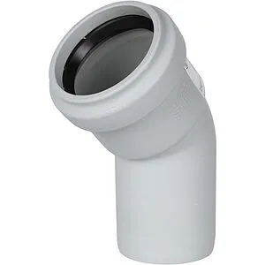 Отвод внутренний бесшумный D=58мм Угол 45° Stout SKB-0010-005845, 1