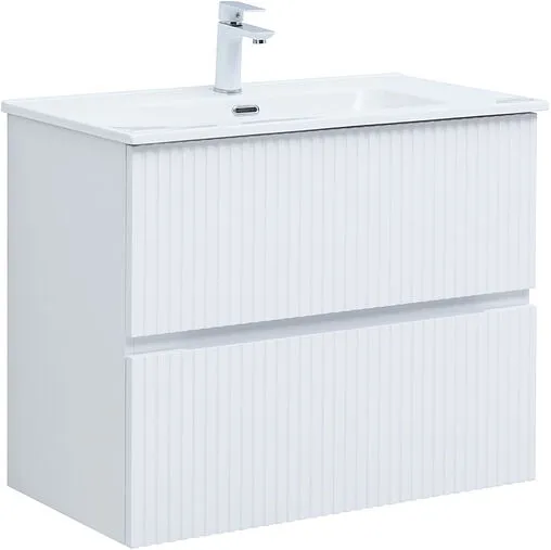 Тумба под умывальник Aquanet Джейн 80 белый матовый 00313286