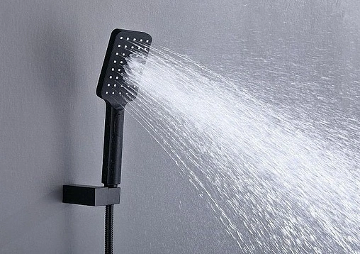 Душевая система с термостатом для ванны Timo Petruma чёрный матовый SX-5149/03SM