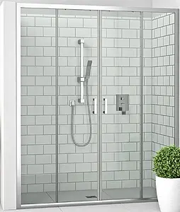 Дверь в нишу 1600мм прозрачное стекло Roltechnik Lega Line LLD4/1600 574-1600000-00-02, 1