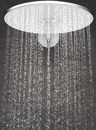 Лейка верхнего душа с потолочным креплением Grohe Rainshower SmartActive белый/хром 26477LS0