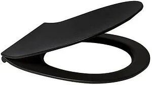 Крышка-сиденье для унитаза с микролифтом Allen Brau Reality Smartfix черный матовый 4.32007.31 Крышка-сиденье для унитаза с микролифтом Allen Brau Reality Smartfix черный матовый 4.32007.31, 1