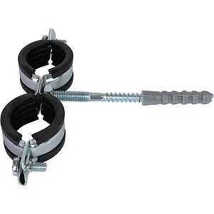 Хомут сантехнический обрезиненный сдвоенный 1" (32-37мм) Stout SAC-0020-200001 Хомут сантехнический обрезиненный сдвоенный 1" (32-37мм) Stout SAC-0020-200001, 2