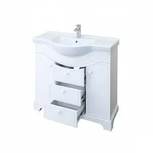 Тумба-умывальник напольная Aquaton Элен 95 белый 1A2185K1EN010, 2