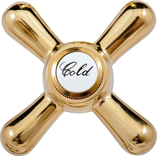 Смеситель для ванны Rav Slezak Morava retro золото/белый MK159.5/2Z