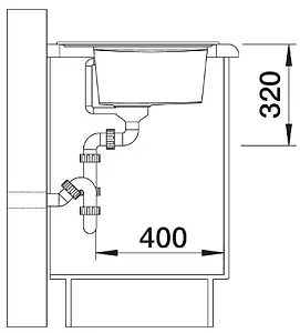 Мойка кухонная Blanco Zenar 45 S 86 R белый 523788, 4