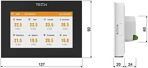 Беспроводная панель управления контроллером TECH ST-M-8e черный, 2