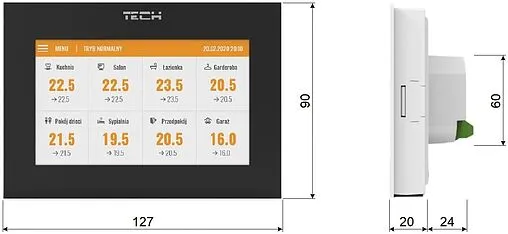 Беспроводная панель управления контроллером TECH ST-M-8e черный
