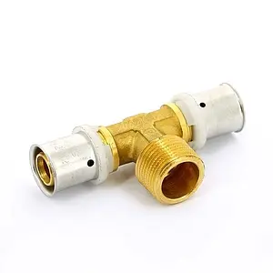 Тройник пресс переходной 20мм x ¾"н x 20мм Uni-fitt 708G7370 Тройник пресс переходной 20мм x ¾"н x 20мм Uni-fitt 708G7370, 5