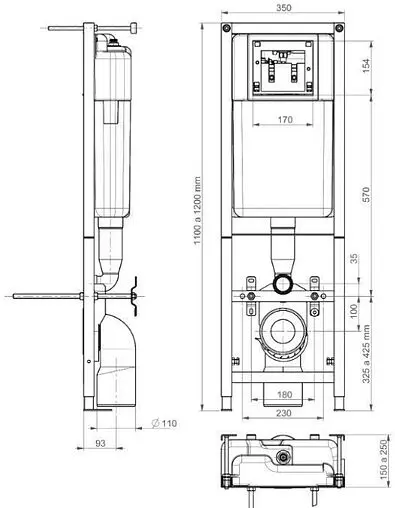 Комплект 6 в 1 Cersanit Delfi S-SET-DELFI/Tiger/Cg-w с кнопкой Leon хром глянцевый Комплект 6 в 1 Cersanit Delfi S-SET-DELFI/Tiger/Cg-w с кнопкой Leon хром глянцевый