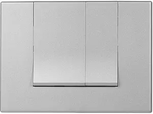 Клавиша смыва для унитаза BERGES Novum S2 040042 хром матовый Клавиша смыва для унитаза BERGES Novum S2 040042 хром матовый, 1