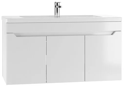 Тумба-умывальник подвесной Айсберг Мечта 100 белый DM2328T+4640021065204