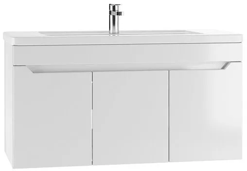 Тумба-умывальник подвесная Айсберг Мечта 100 белый DM2328T+4640021065204