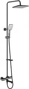 Душевая система с термостатом для ванны Swedbe Hermes чёрный матовый 5117B Душевая система с термостатом для ванны Swedbe Hermes чёрный матовый 5117B, 1