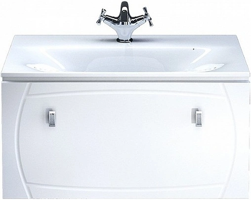 Тумба-умывальник подвесная IDDIS Rise 90 белый RIS90W0i95K