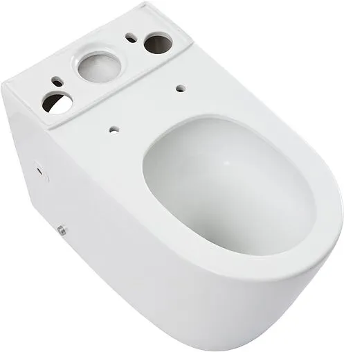 Унитаз-компакт безободковый детский Aquanet Junior 3.0 C1 TORNADO белый 00354310+00354311