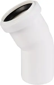 Отвод внутренний белый D=50мм Угол 30° Ostendorf HTw HTB 559410 Отвод внутренний белый D=50мм Угол 30° Ostendorf HTw HTB 559410, 1