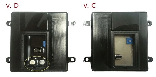 Автоматическое устройство смыва для писсуара (на батарейках 6V) пластик AlcaPlast ASP4-B нержавеющая сталь