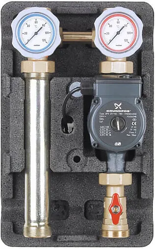 Насосный модуль с прямым контуром 1¼"в х 1½"н Meibes V-UK M66814.36 с насосом Grundfos UPM3 Hybrid 25-70
