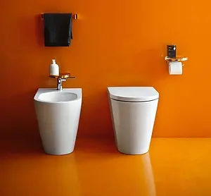 Крышка-сиденье для унитаза с микролифтом Laufen Kartell белый 8.9133.1.000.000.1 Крышка-сиденье для унитаза с микролифтом Laufen Kartell белый 8.9133.1.000.000.1, 4