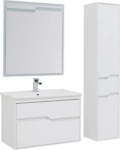 Шкаф-пенал подвесной Aquanet Модена 35 R белый 00196967