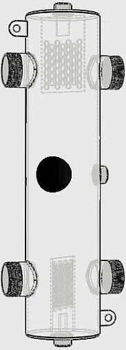 Гидрострелка до 100 кВт 1½&quot;н x 1½&quot;н Север-R-100 1945003