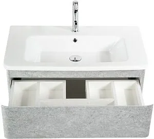 Тумба-умывальник подвесная BelBagno ALBANO-CER 80 Cemento Verona Grigio ALBANO-CER-800-2C-SO-CVG+12080-KL, 5