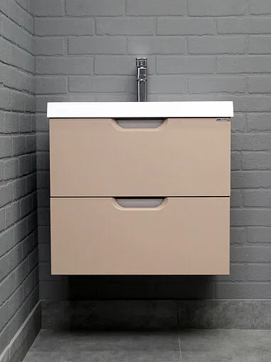 Тумба под умывальник подвесной Домино Classica 60 латте DD2507T