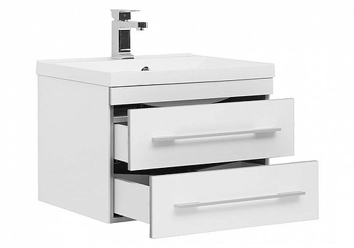 Тумба под умывальник подвесная Aquanet Верона 58 белый 00176667