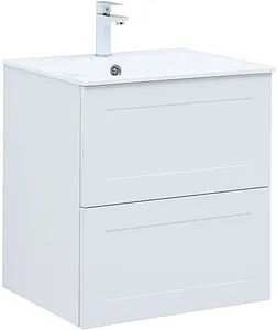 Тумба-умывальник подвесная Aquanet Терра 60 белый матовый 00313232+, 1