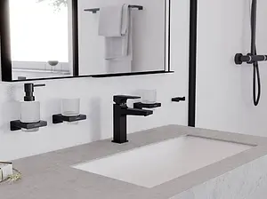 Смеситель для раковины Hansgrohe Metropol 110 чёрный матовый 32507670 Смеситель для раковины Hansgrohe Metropol 110 чёрный матовый 32507670, 3